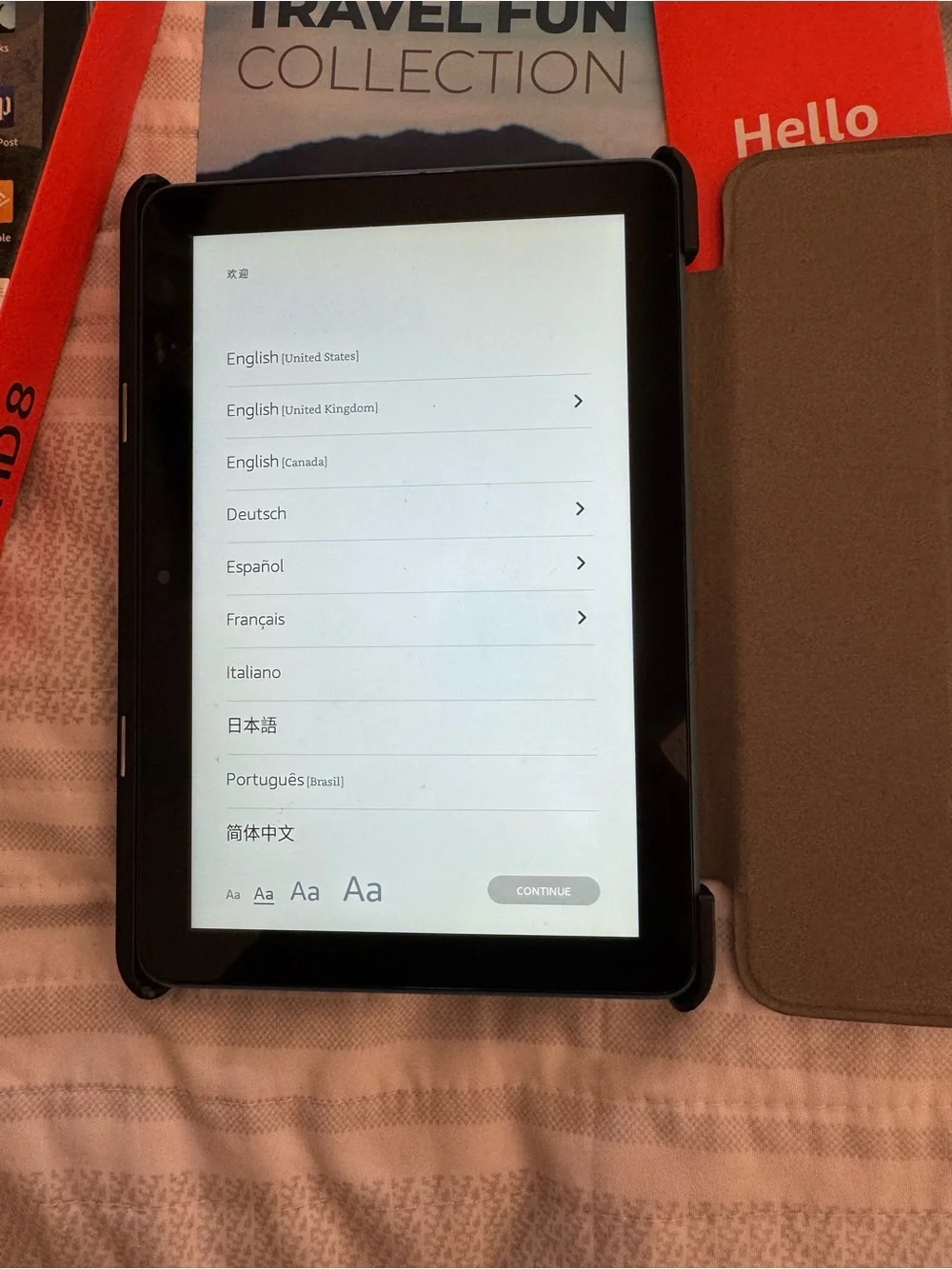 Amazon Fire HD 8 Tablet in Blue - 32GB (with Alexa)